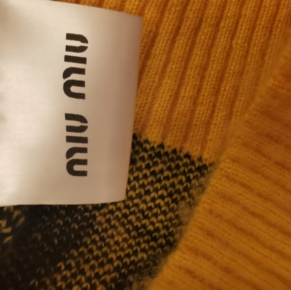 Miu Miu leopard print mohair blend sweater - Picture 13 of 15